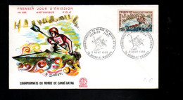 FDC 1969 CHAMPIONNAT DE MONDE DE CANOE KAYAK - 1960-1969