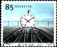 Suisse Poste Obl Yv:1787 Mi:1862 Horloge De Hans Hilfiker (TB Cachet Rond) - Used Stamps