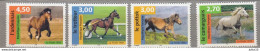 FRANCE 1998 Animals Horses Mi 3326-3329 MNH (**) #Fauna15 - Pferde