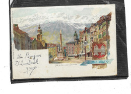 Europe-Autriche-INNSBRUCK-( Tyrol)-Maria-Theresien Strasse En 1900 - Innsbruck
