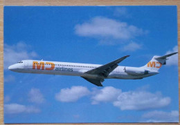 MD AIRLINES MD80 Postcard - Airline Issue - 1946-....: Ere Moderne