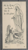 **  An Der Grotte Von Lourdes  *  Alla Grotta  Di Lourdes Ho Pregato Per Te. **  Sr Maria De Jesus PERGAMENA - Images Religieuses