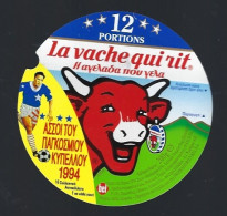 étiquette Fromage La Vache Qui Rit 4* Bel 12 Portions 200g   Football 1994 N°766 - Käse