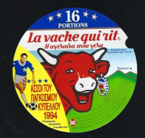 étiquette Fromage La Vache Qui Rit 4* Bel 16 Portions 280g   Football 1994 N°767 - Fromage