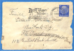 Allemagne Reich 1939 - Lettre Avec Censure De Frankfurt - G34004 - Storia Postale