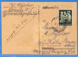 Allemagne Reich 1944 - Carte Postale De Leipzig - G33968 - Lettres & Documents