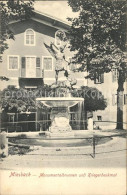 71725316 Miesbach Monumentalbrunnen Und Kriegerdenkmal Miesbach - Miesbach