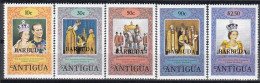 ANTIGUA & BARBUDA 400-404,unused - Familles Royales