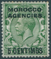 Morocco Agencies 1914 SG129 5c On ½d Green KGV MH (amd) - Postämter In Marokko/Tanger (...-1958)