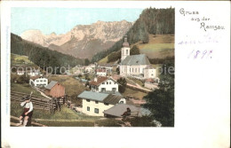 71725276 Ramsau Berchtesgaden Ortsansicht Mit Kirche Ramsau - Berchtesgaden