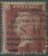 Great Britain 1858 SG44 1d Lake-red QV JSSJ Plate 113 FU (amd) - Unclassified