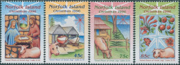 Norfolk Island 1996 SG628-631 Christmas Set MNH - Norfolk Eiland