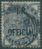 Great Britain Official 1885 SGO5 ½d Slate-blue QV I.R. OFFICIAL Ovpt FU (amd) - Autres & Non Classés