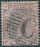 Great Britain 1876 SG141 2½d Rosy Mauve QV HFFH Orb Wmk Plate 6 FU (amd) - Other & Unclassified
