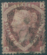 Great Britain 1870 SG52 1½d Lake-red QV FAAF FU (amd) - Other & Unclassified