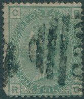 Great Britain 1873 SG150 1s Green QV CRRC Plate 12 FU (amd) - Autres & Non Classés