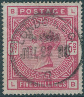 Great Britain 1883 SG180 5s Rose QV FU (amd) - Other & Unclassified