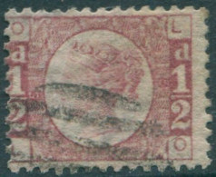 Great Britain 1870 SG49 ½d Rose QV OLLO Plate 5 FU (amd) - Sonstige & Ohne Zuordnung