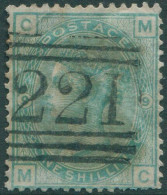 Great Britain 1873 SG150 1s Green QV CMMC Plate 9 FU (amd) - Andere & Zonder Classificatie