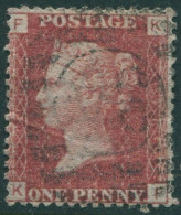 Great Britain 1858 SG43 1d Red QV FKKF Plate 116 Fine Used (amd) - Ohne Zuordnung