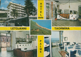 Bv741 Cartolina Letohanni Taormina Hotel Delle Palme Provinciadi Messina Sicilia - Messina