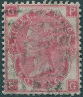 Great Britain 1867 SG103 3d Rose QV GPPG Rose Spray Wmk Plate 5 FU (amd) - Autres & Non Classés