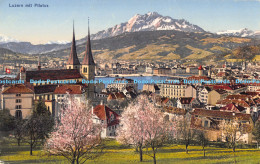 R169296 Luzern Mit Pilatus. E. Goetz - Welt