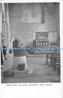 R168465 Parish Altar And Font. Dorchester Abbey Church. San Bride - Welt