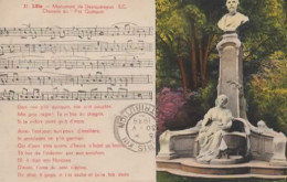 LILLE, MONUMENT DE DESROUSSEAUX, CHANSON DU P TIT QUIQUIN COULEUR  REF 16920 - Lille