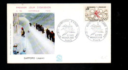 FDC 1972 J O SAPPORO - 1970-1979