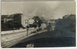 Photo Ancienne - Snapshot - Train Locomotive - Monte Carlo Côte D'Azur - Ferroviaire - Chemin De Fer - Photo Rehaussée - Trains