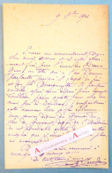 ● L.A.S 1902 Frantz JOURDAIN Architecte écrivain Né à Anvers à Paul Margueritte - Tailhade De Goncourt Lettre Autographe - Maler Und Bildhauer