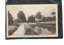 41- SELLES-sur CHER- Une Vue Animée De " L'ECLUSE De La TIJARDIERE " Et Le Chemin De HALAGE Le Long Du CANAL - Selles Sur Cher