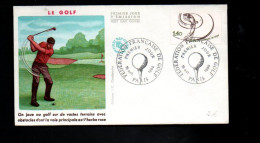 FDC 1980 FEDERATION DE GOLF - 1980-1989