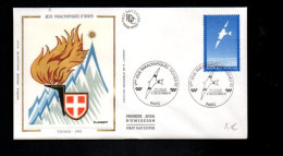 FDC 1991 JEUX PARALYMPIQUES TIGNES - 1990-1999