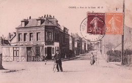 Oissel - Rue De La Gare -  CPA °J - Autres & Non Classés