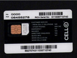 Cello Gsm  Original Chip Sim Card Scratch - Lots - Collections
