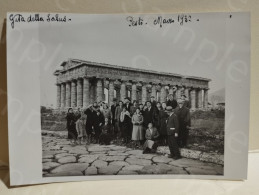 Italia Foto Gita Napoli PESTO Paestum 1932. 118x80 Mm - Europe
