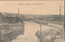 HAUTMONT         LA SAMBRE ET L'USINE SAINT MARCEL - Sonstige & Ohne Zuordnung