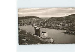 71719507 Bingen Rhein Blick Auf Burg Ehrenfels Und Bingerbrueck Bingen - Bingen