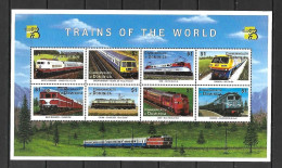 Dominica - 1999 - Trains Of The World - Yv 2338/45 - Treni