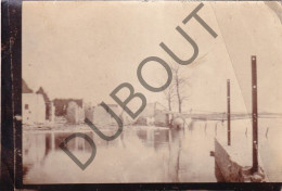 Originele Foto - WOI - Lo-Reninge/Ieper - Overstroming Beverdijk 1915 (C6110) - Guerra, Militares