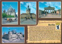 1 AK Germany / Berlin * Chronicle Of Berlin With Cathedral, Charlottenburg Castle, Brandenburg Gate And Reichstag * - Mitte