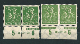 MiNr. 187 A HAN H 5907.22 **, MiNr. 187 C HAN H 5907.22 ** Beide Geprüft - Ungebraucht