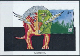 Dominica - 1995 - Prehistorics: Sauropelta - Yv Bf 295 - Vor- U. Frühgeschichte