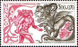 Monaco Poste N** Yv:1494/1495 Croix-Rouge Monégasque Les 12 Travaux D'Hercule - Ungebraucht