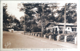 C. P. A. : 33 : ARCACHON LES ABATILLES : Route Du Moulleau, "MARRENTCHU", "LE LOGIS", Près De La Source, Timbre En 1938 - Arcachon