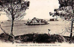 Carantec   P31   CPA 9X14          Vue De L'île Louet Et Du Château Du Taureau - Carantec