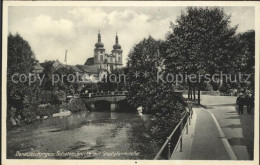 71709752 Donaueschingen Schuetzenbruecke Mit Stadtpfarrkirche Donaueschingen - Donaueschingen