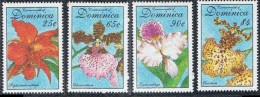 Dominica - 1994 -  Flowers: Orchids - Yv 1636/39 - Orchids